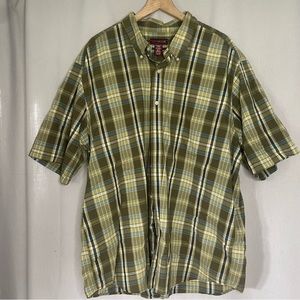 Covington XXL Men’s Plaid Short Sleeve Button Down Shirt